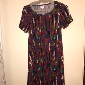 Like new XS multicolored LuLaRoe Carly dress